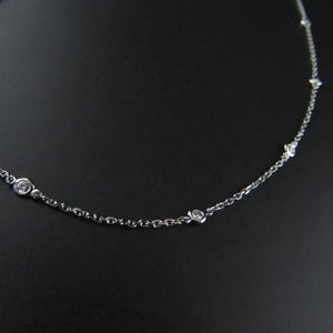 Multi Diamond Chain Necklace
