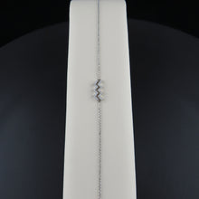 Load image into Gallery viewer, White Gold Diamond Aquarius Bracelet
