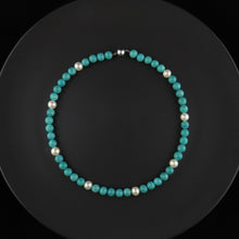 Load image into Gallery viewer, Pearl and Amazonite Necklace

