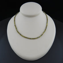 Load image into Gallery viewer, Graduated Cognac Diamond Faceted Necklace
