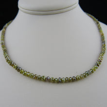 Load image into Gallery viewer, Graduated Cognac Diamond Faceted Necklace
