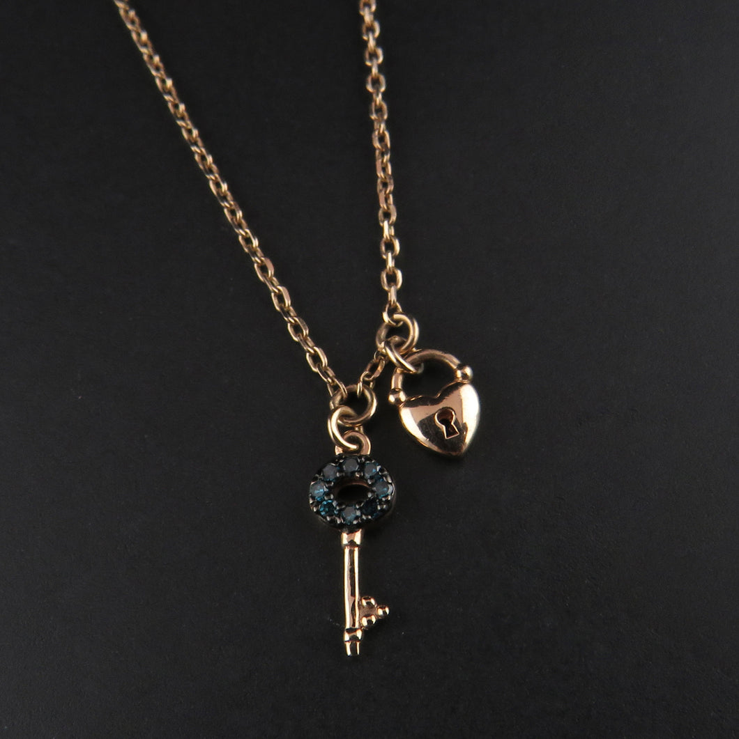 Lock and Key Necklace
