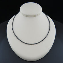 Load image into Gallery viewer, Faceted Black Diamond Necklace
