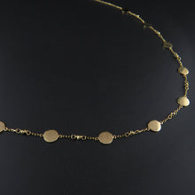 Load image into Gallery viewer, Gold Disk Necklace

