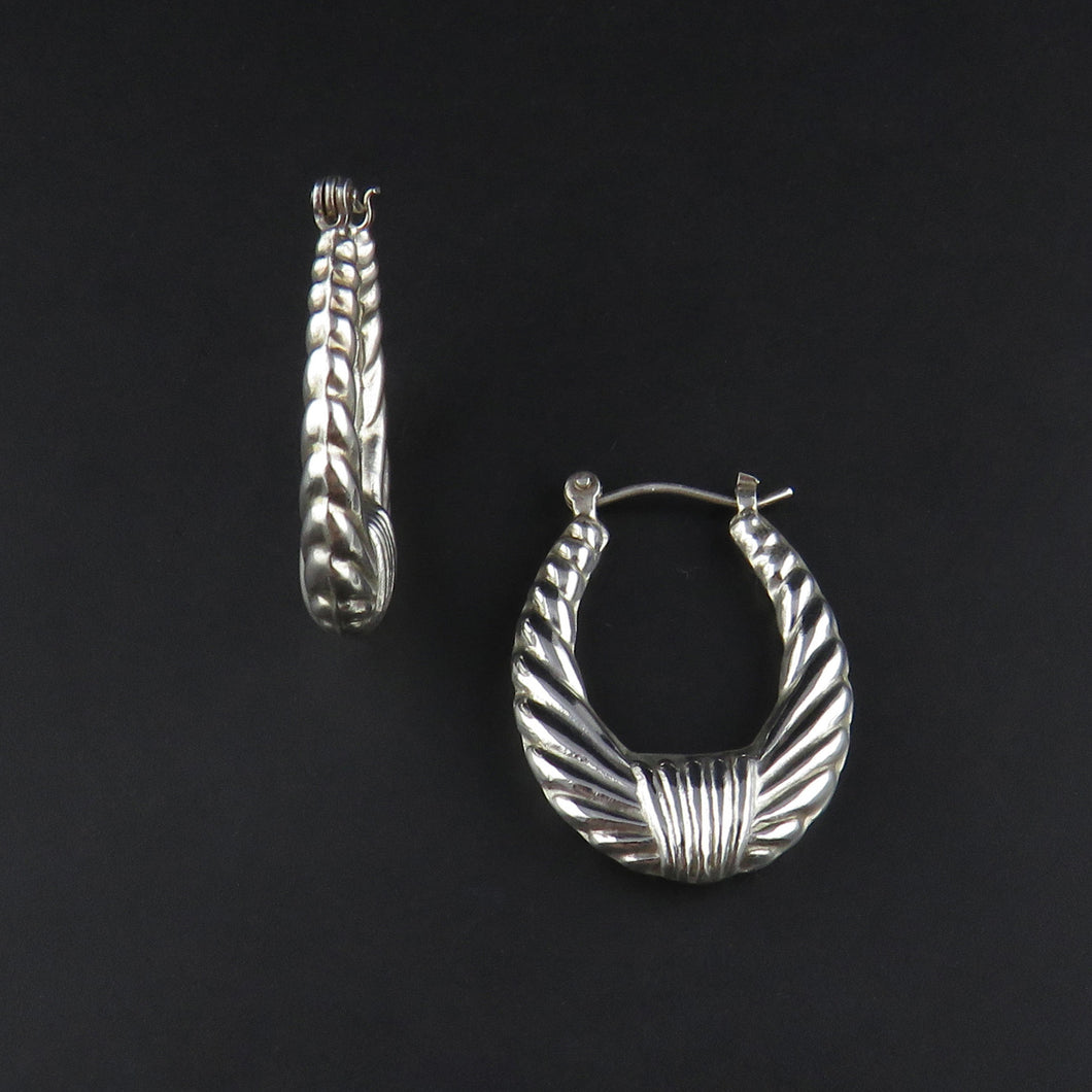 Silver Decorative Hoops