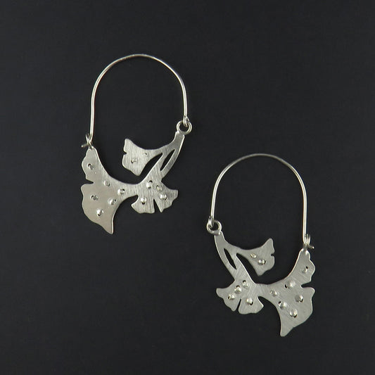 Floral Textured Earrings