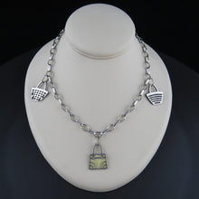 Load image into Gallery viewer, Handbag Charm Oval Link Belcher Necklace
