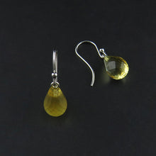 Load image into Gallery viewer, Drop Citrine Briolette Earrings
