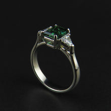 Load image into Gallery viewer, Tourmaline and Diamond Ring
