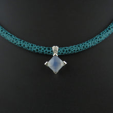 Load image into Gallery viewer, Diamond and Agate Enhancer Pendant
