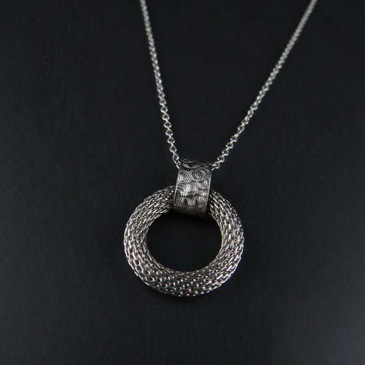 Round Mesh Pendant