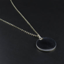 Load image into Gallery viewer, Silver Disk Pendant
