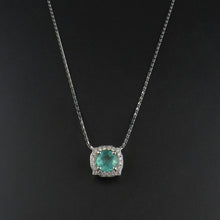 Load image into Gallery viewer, Diamond and Apatite Necklace

