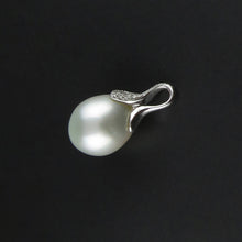 Load image into Gallery viewer, Diamond and South Sea Pearl Pendant
