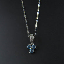 Load image into Gallery viewer, Diamond and Topaz Pendant
