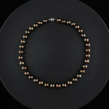 Load image into Gallery viewer, Chocolate Cultured Pearl Strand
