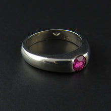 Load image into Gallery viewer, Silver Ruby Ring
