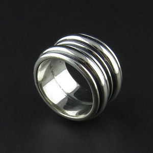 Wide Layered Spinning Ring