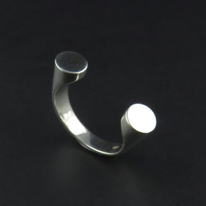 Silver Open Top Ring