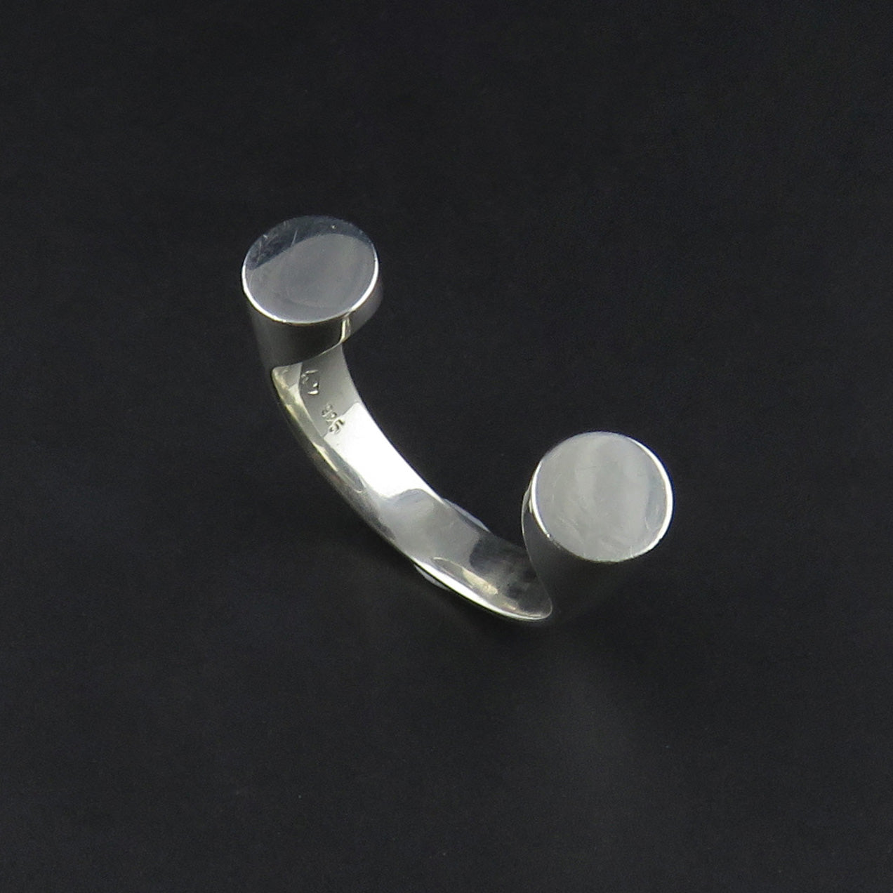 Silver Open Top Ring