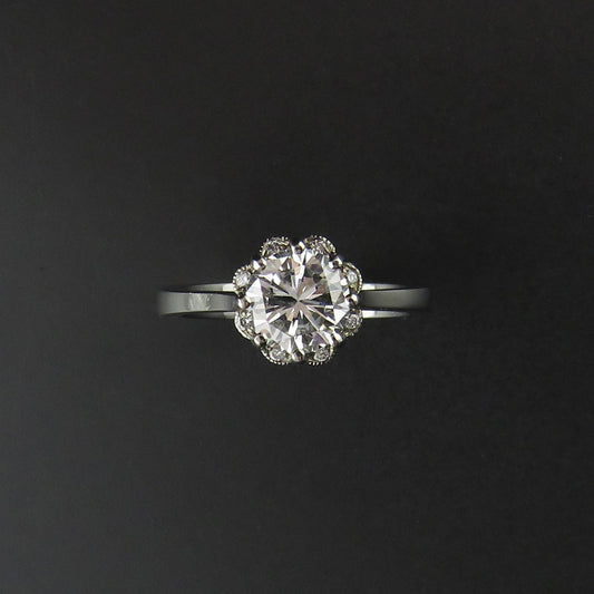 Flower Diamond Ring