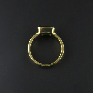 Peridot Gold Ring