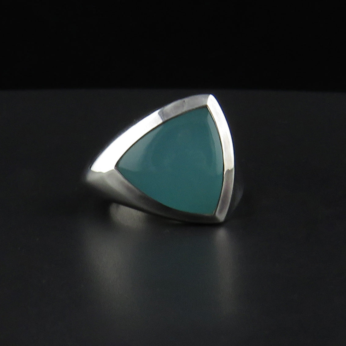 Silver Chalcedony Ring