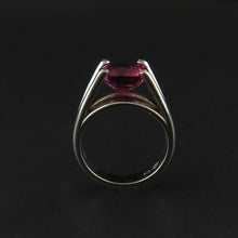 Load image into Gallery viewer, Pink Tourmaline and Diamond Dress Ring
