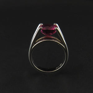 Pink Tourmaline and Diamond Dress Ring