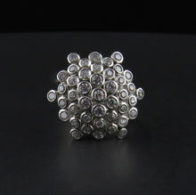 Load image into Gallery viewer, Cubic Zirconia Cluster Ring
