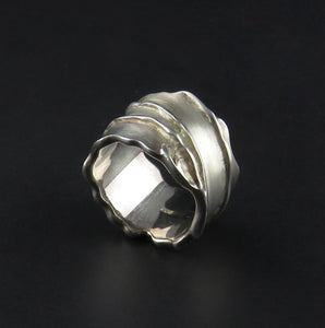 Wide Leaf Style Ring