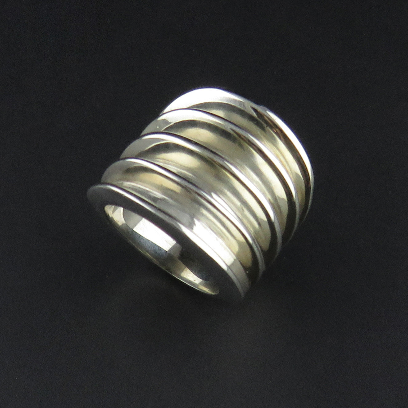 Wide Silver Ring