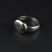 Load image into Gallery viewer, Engraved Haematite Ring
