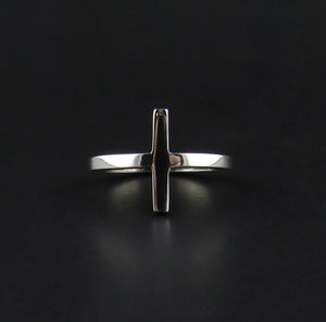 Silver Cross Ring