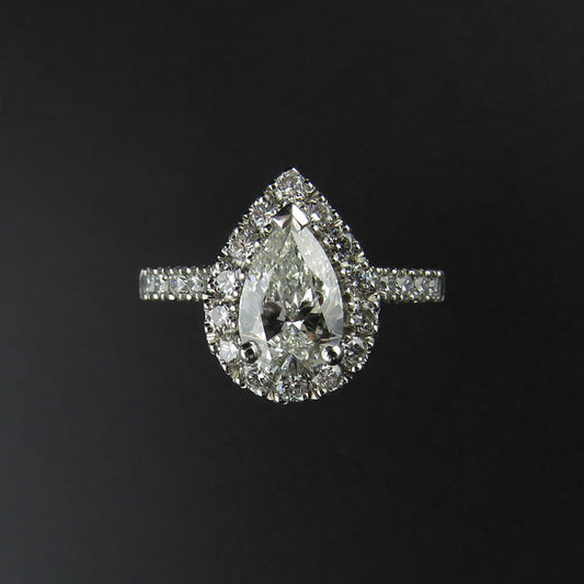 Pear Shape Diamond Ring