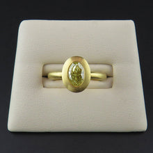 Load image into Gallery viewer, Oval Fancy Yellow Diamond Ring
