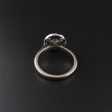 Load image into Gallery viewer, Two Row Halo, Round Diamond Ring
