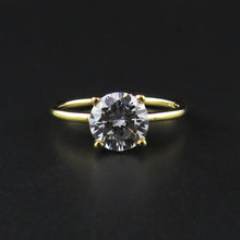 Load image into Gallery viewer, Yellow Gold Solitaire Ring
