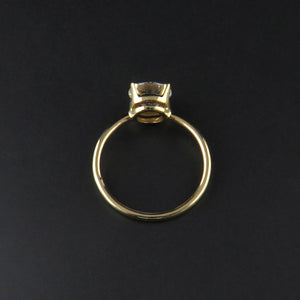 Yellow Gold Solitaire Ring