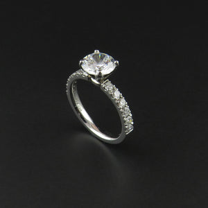 Platinum and White Gold Ring